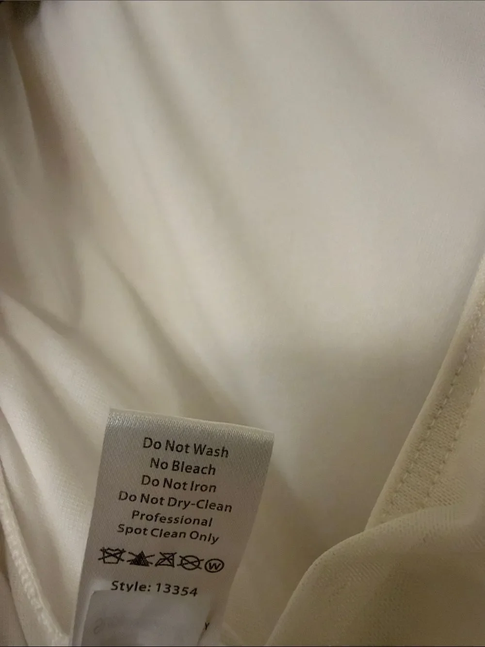 WEISSMAN Dance costume dress ballet lyrical white Coppelia 13354 LC-large child